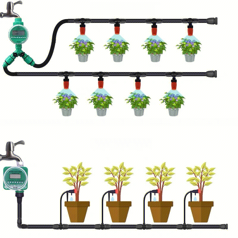 自动浇水装置助力植物应对假期考验挑战